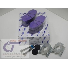 Колодки тормозные задние дисковые R16 Fiat Ducato 2.3 JTD (77364860) Sbk